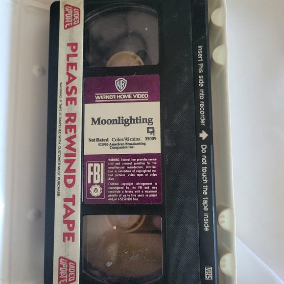 MoonLighting Vintage 1985 Original VHS ABC Video - Picture 5 of 5